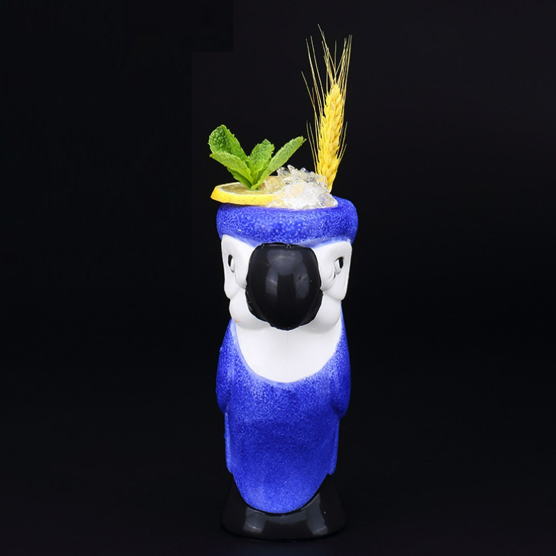 Wine With Beer Cocktail - Parrot ฮาวาย Tiki แก้วค็อกเทลถ้วยเครื่องดื่มแก้วมัคแก้วเซรามิกอีสเตอร์ Islander Tiki
