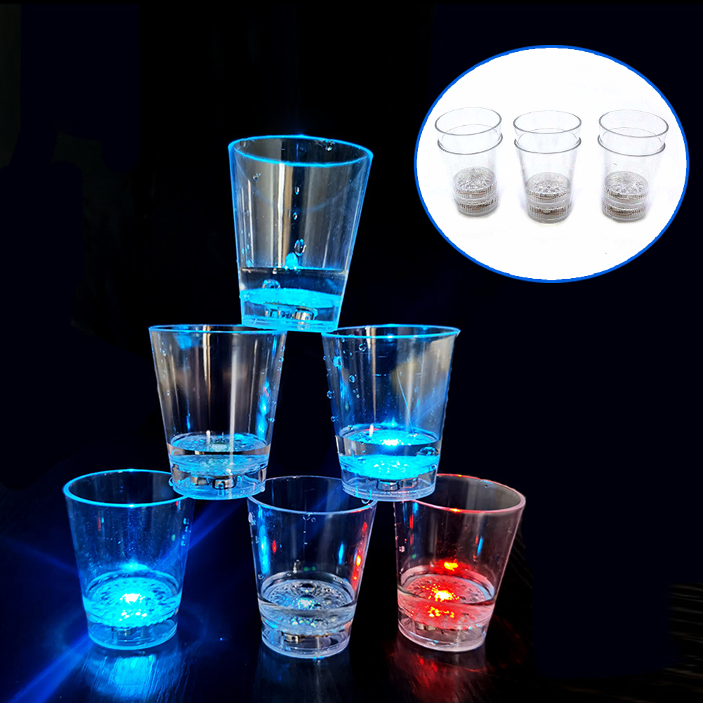 Wine Vodka Beer - Led ถ้วยไวน์ที่มีสีสันแก้วบาร์เครื่องดื่ม Party สีเปลี่ยนถ้วยเบียร์ Luminous แก้วน้ำ