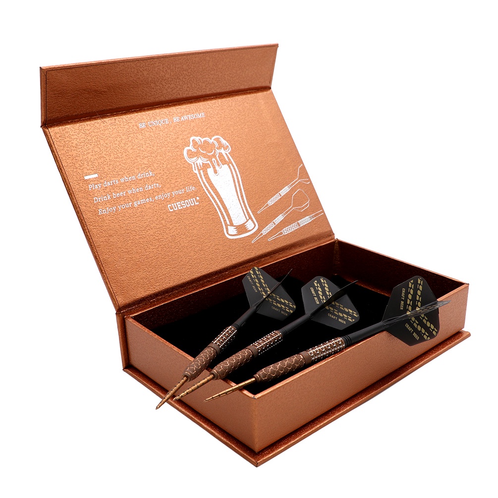Beer Flight Set - ชุดลูกดอกเหล็ก CUESOUL Craft Beer พร้อมเคลือบสีน้ำมัน ดีไซน์