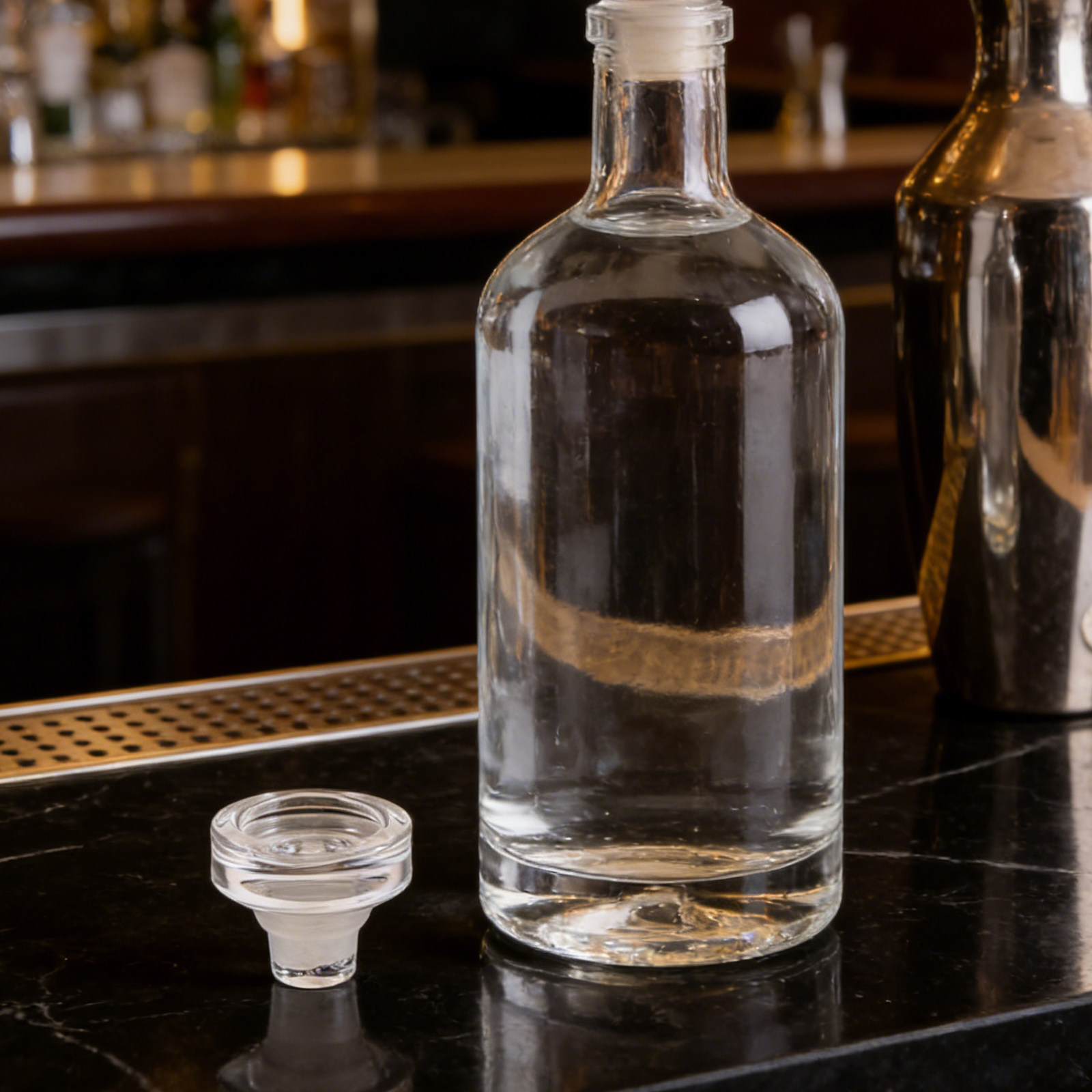 Wine Vodka Beer - 6 ชิ้น ฝาขวดวอดก้า ฝาขวดเบียร์ จุกปิดขวดไวน์คริสตัล ฝาปิดเครื่องดื่ม