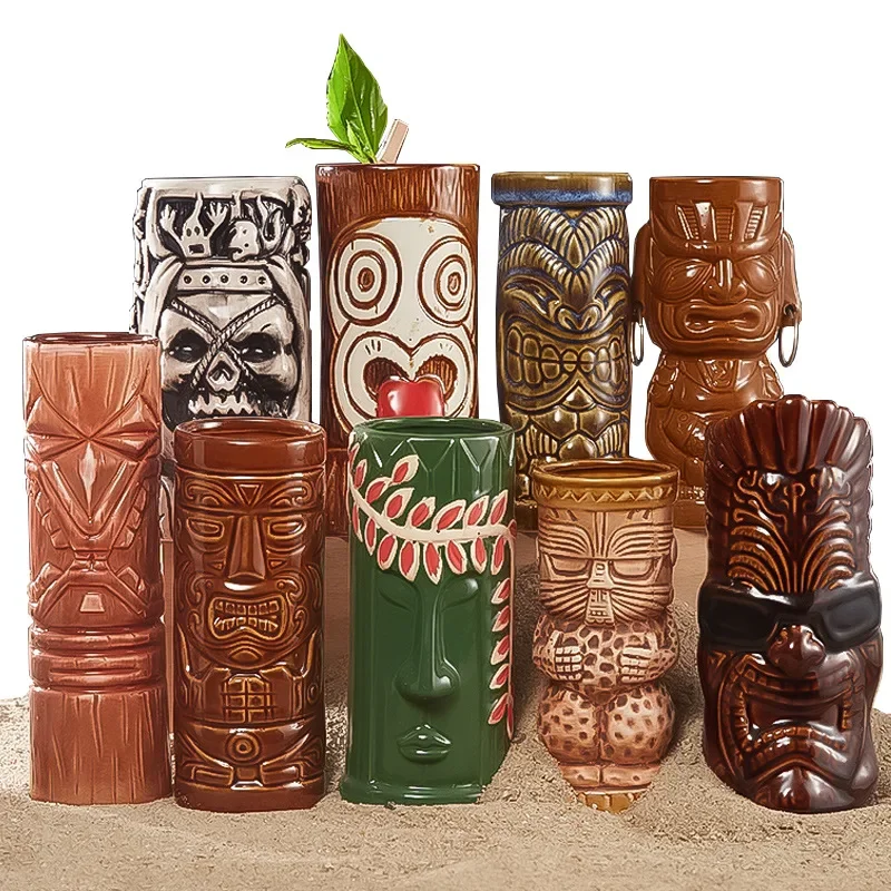 แก้วฮาวาย Tiki 60ชนิดแก้วค็อกเ - Wine With Beer Cocktail บทวิจารณ์และราคา