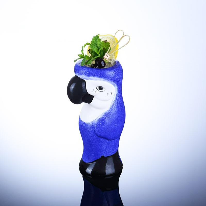 Parrot ฮาวาย Tiki แก้วค็อกเทลถ - Wine With Beer Cocktail บทวิจารณ์และราคา
