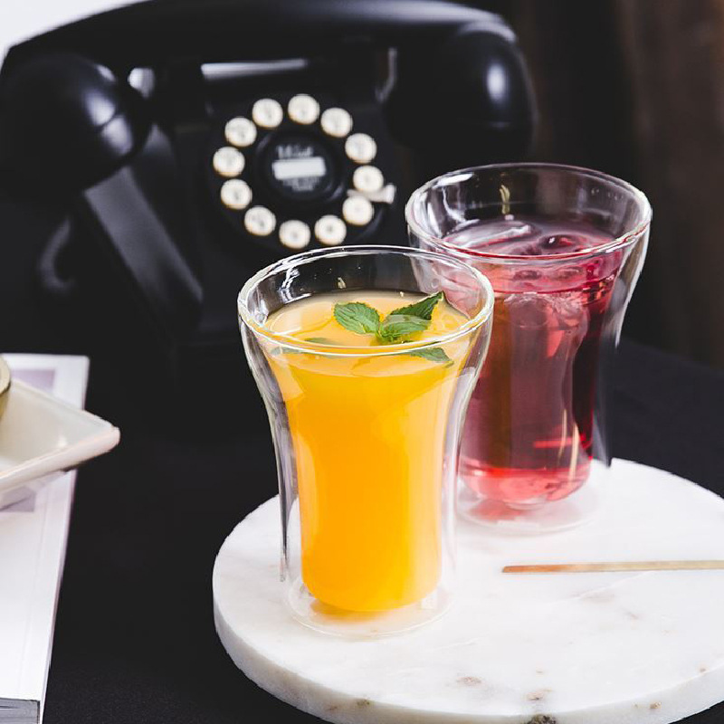100/200/250ml ถ้วยแก้วผนังคู่ท - Wine With Beer Cocktail บทวิจารณ์และราคา