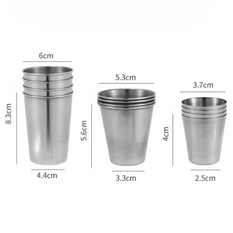 4 ชิ้น/เซ็ตกลางแจ้งสแตนเลสสตีล - Beer Flight Set บทวิจารณ์และราคา