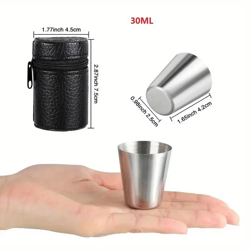 แก้วไวน์สแตนเลสขนาดเล็ก 4 ชิ้น - Beer Flight Set บทวิจารณ์และราคา