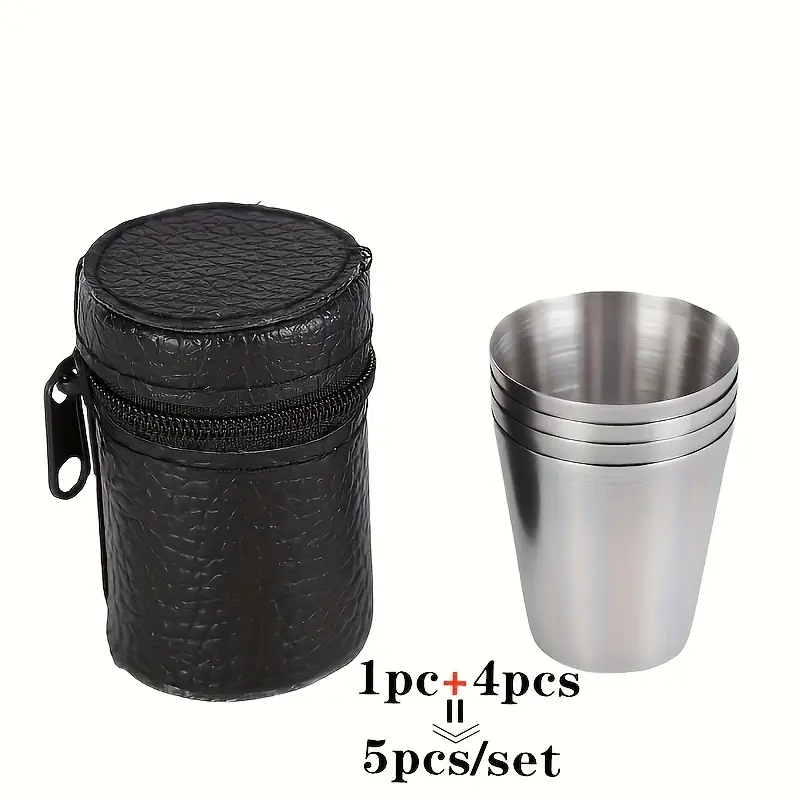 แก้วไวน์สแตนเลสขนาดเล็ก 4 ชิ้น - Beer Flight Set บทวิจารณ์และราคา