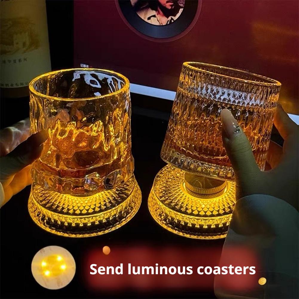 แก้ววิสกี้หมุนได้ แก้วคริสตัลส - Wine With Beer Cocktail บทวิจารณ์และราคา