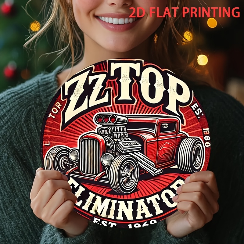 ป้ายโลหะรถยนต์ ZZ Top Eliminat - Wine Tag Label บทวิจารณ์และราคา