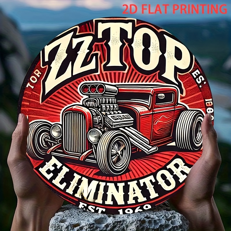 ป้ายโลหะรถยนต์ ZZ Top Eliminat - Wine Tag Label บทวิจารณ์และราคา