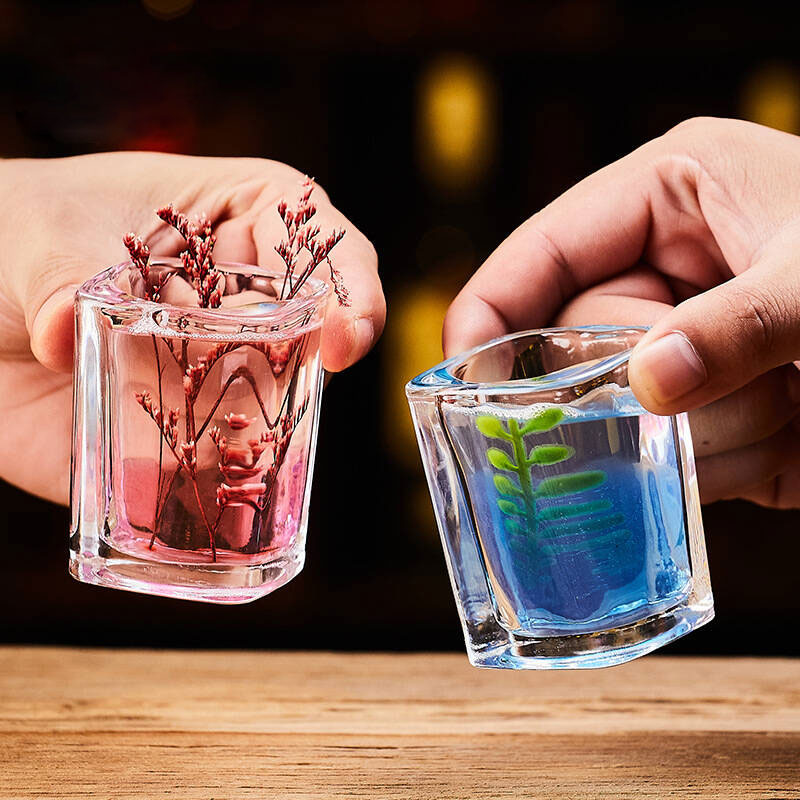 แก้ววิสกี้ยุโรป 2 ชิ้น แก้วใส  - Wine With Beer Cocktail บทวิจารณ์และราคา