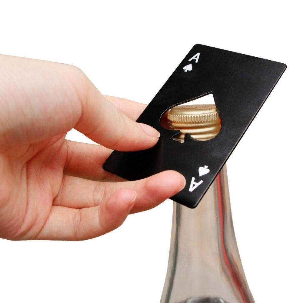ที่เปิดขวดสแตนเลส ขนาดเท่าบัตร - Wine Bottle Size บทวิจารณ์และราคา