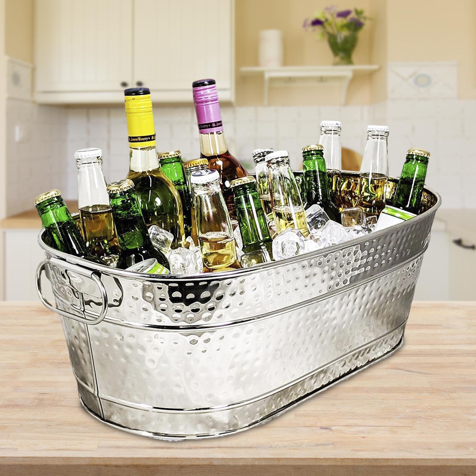 ถังน้ำแข็งชุบสังกะสีถังเบียร์ก - Wine With Beer Cocktail บทวิจารณ์และราคา