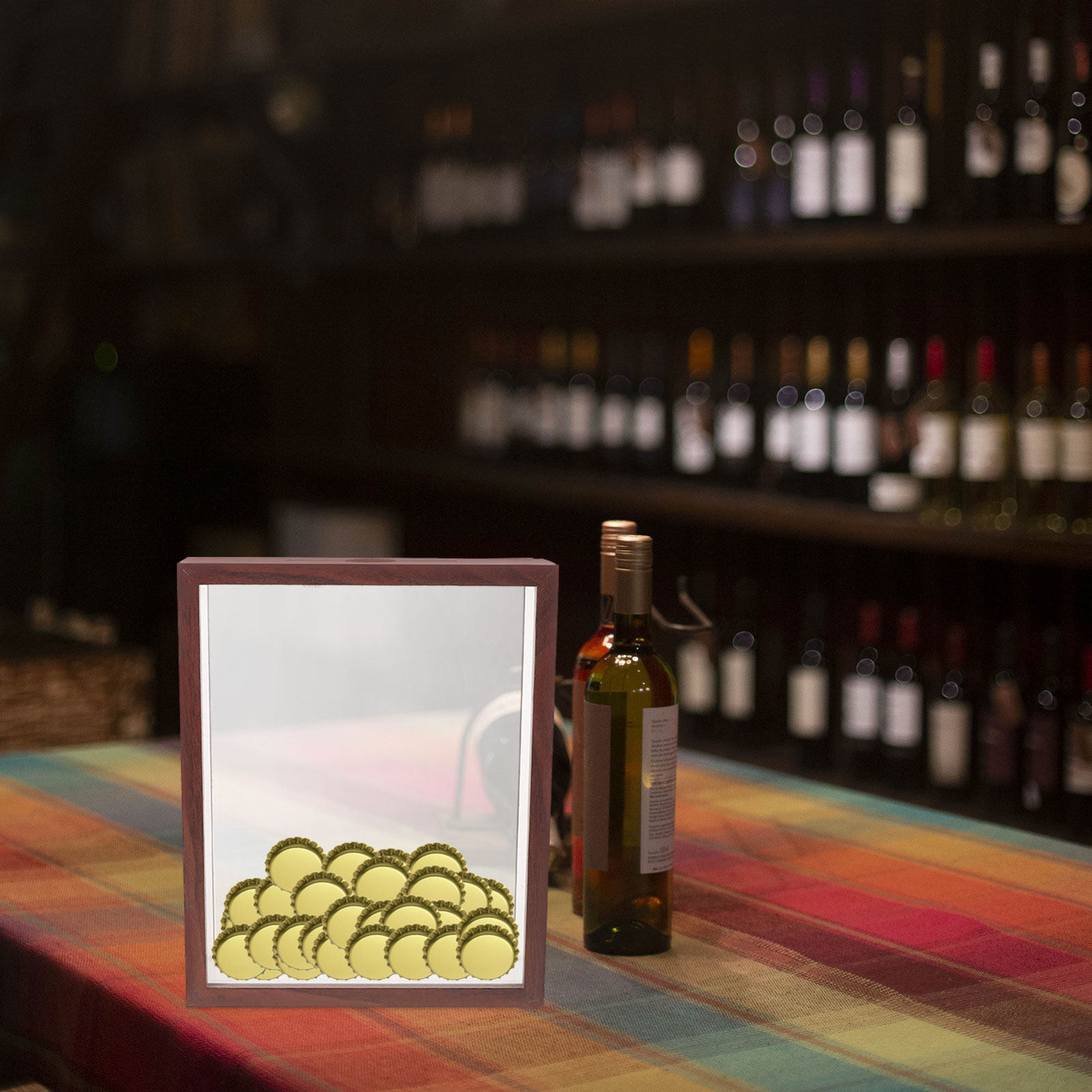 กล่องโชว์ฝาขวดเบียร์แบบใส ฝาเป - Wine Beer Photo บทวิจารณ์และราคา