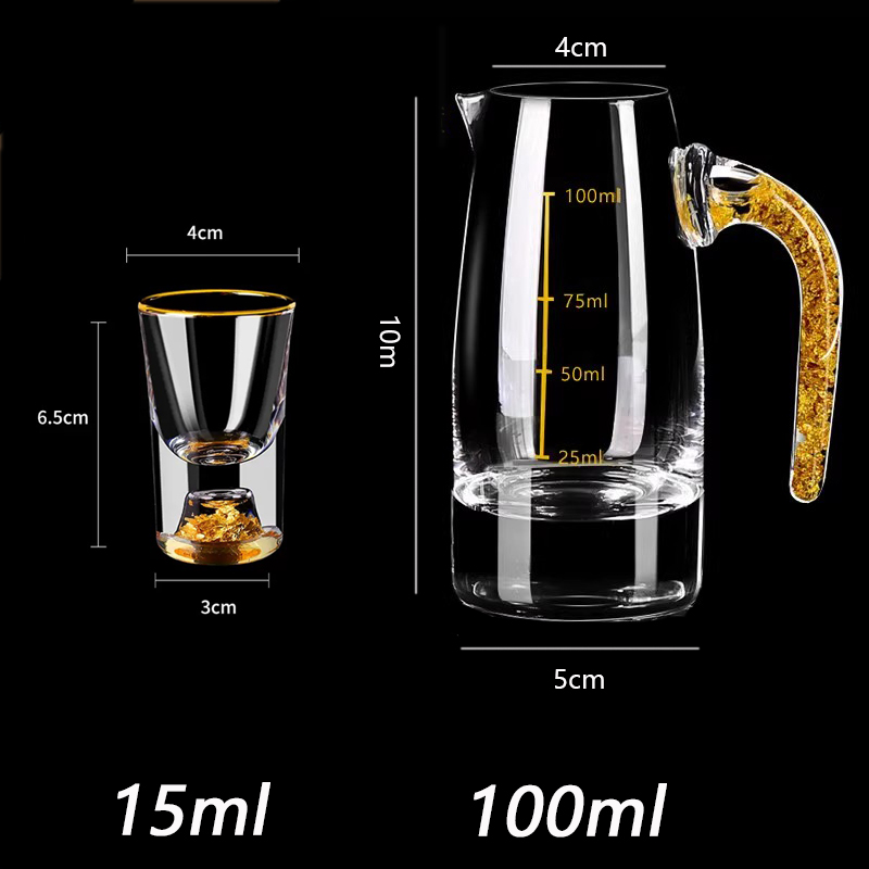 ชุดกล่องของขวัญแก้วคริสตัลทรงเ - Wine Vodka Beer บทวิจารณ์และราคา