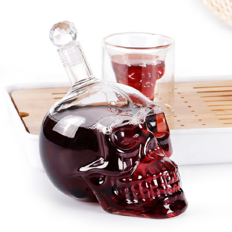 Creative Skull Head Decanter ข - Wine Vodka Beer บทวิจารณ์และราคา