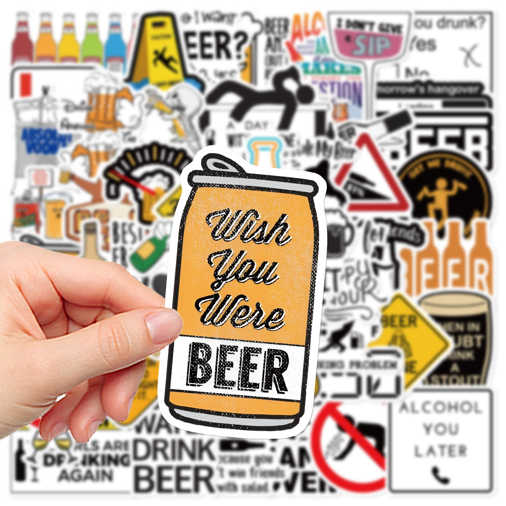 10/30/52ชิ้นสติกเกอร์ติดเหล้าว - Wine Vodka Beer บทวิจารณ์และราคา