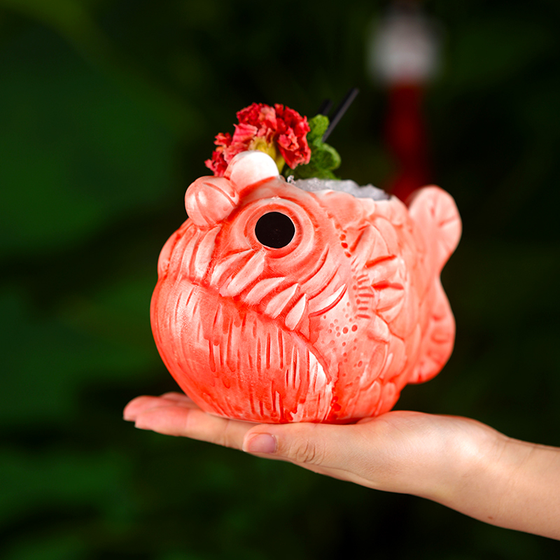 แก้วค็อกเทลรูปปลาโคมไฟน่ารักแก - Wine With Beer Cocktail บทวิจารณ์และราคา